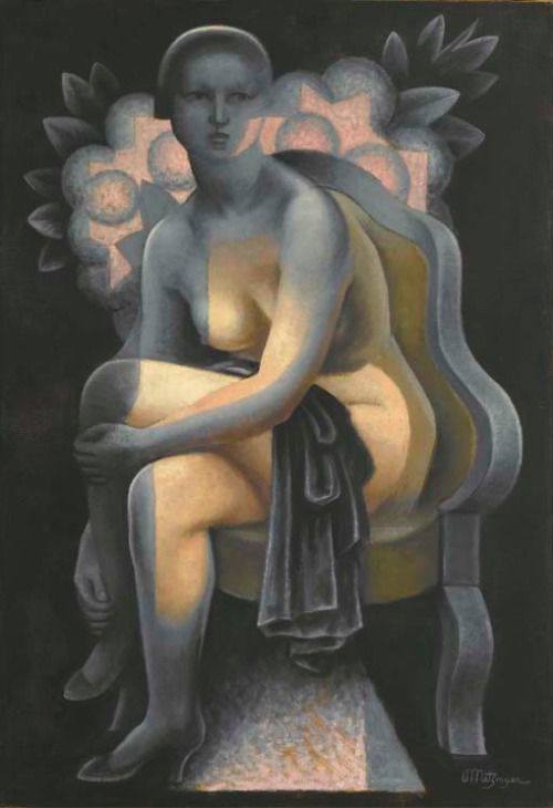 Nu aux Hortensias, 1935, Jean Metzinger
