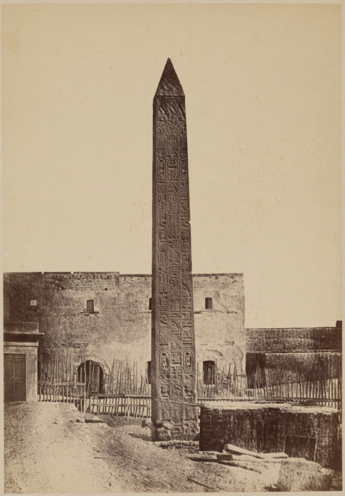 Cleopatra&rsquo;s Obelisk, Alexandria by Wilhelm HammerschmidtGerman, 1860-1869albumen silver printG