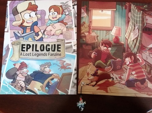 dream-about-dancing: I got the Gravity Falls @lost-legends-zine which features fanfictions and fanar