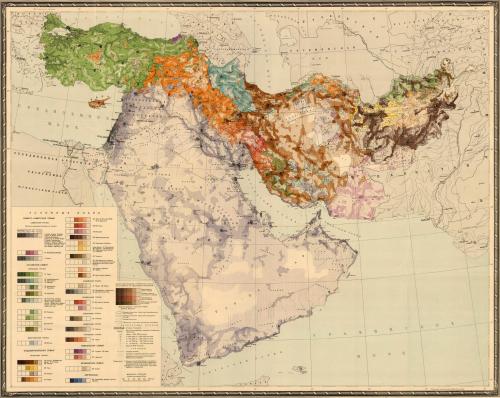 maptitude1: 1960 Soviet map of Middle Eastern peoples