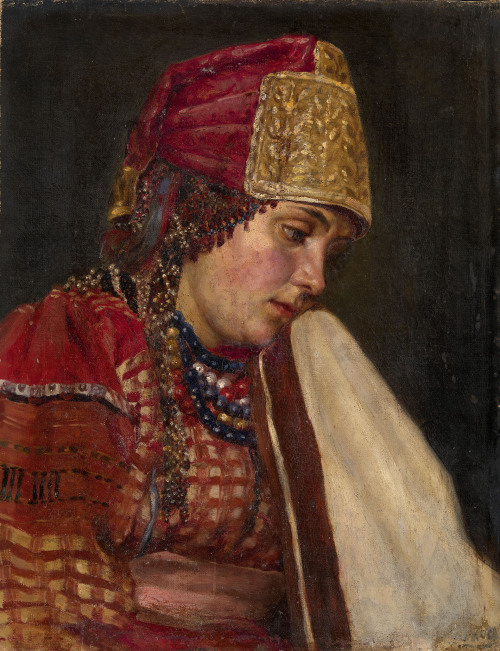 V. Surikov - Portrait of a Boyarynya