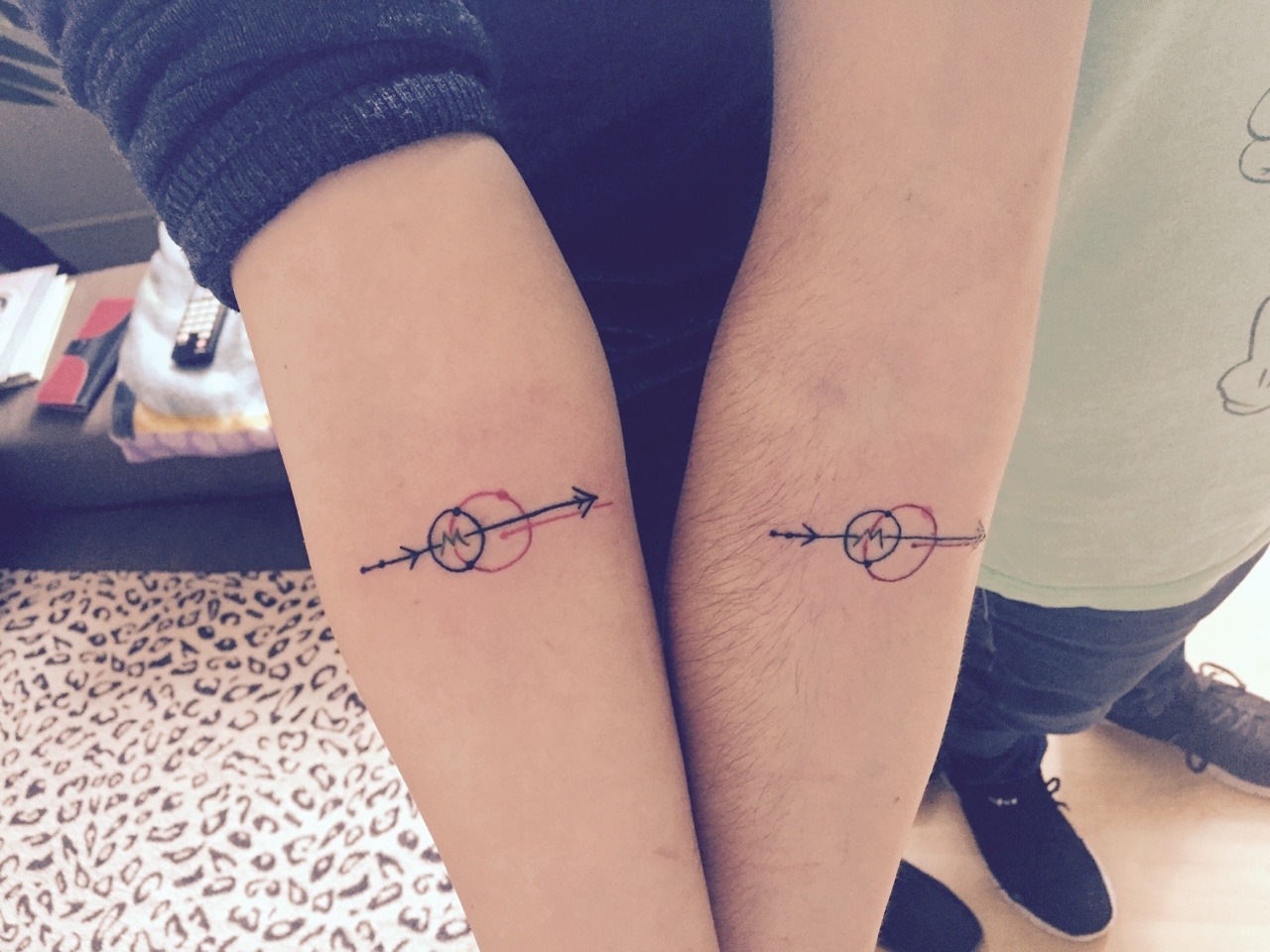 22 Twin Flame Tattoos That Are Simply Stunning  Tattoo Twist