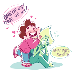 madidrawsthings:   You’re a Crystal Gem!!!  Whether you like it or not.  
