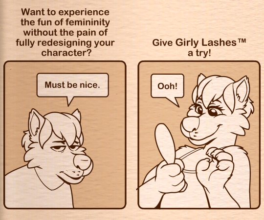 I keep returning to that old trope of eyelashes being a such an important gender