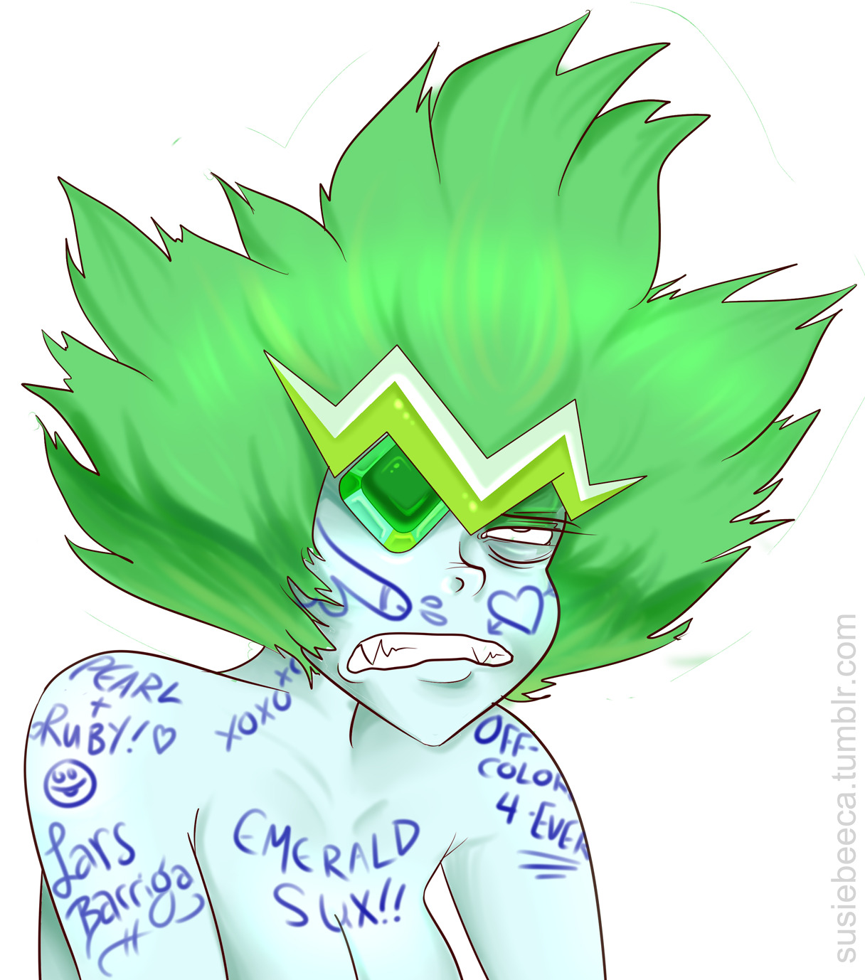 Once the Off-Colours get done with a drunk Emerald&hellip;.Version sans Sharpie