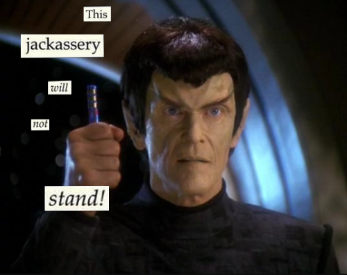 tal-shiar-fashion-police: Troubled Romulans (Star Trek Romulans x Troubled Birds)