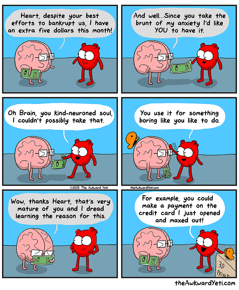 larstheyeti:  If you’re enjoying the new Heart and Brain collection, I’d love
