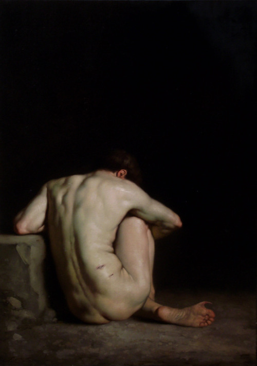 academicstudypainting:    Roberto FerriLA PALUDE olio su tela 70 x 50 cm anno 2012   