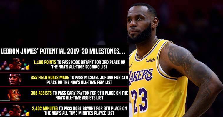 LeBron James passes Kobe Bryant for 3rd place on NBA's career scoring list  – Orange County Register