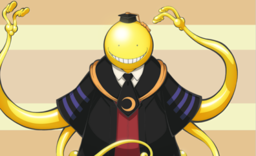 yourfaveisproudofyou:Kuro Sensei from Assassination classroom is proud of you!