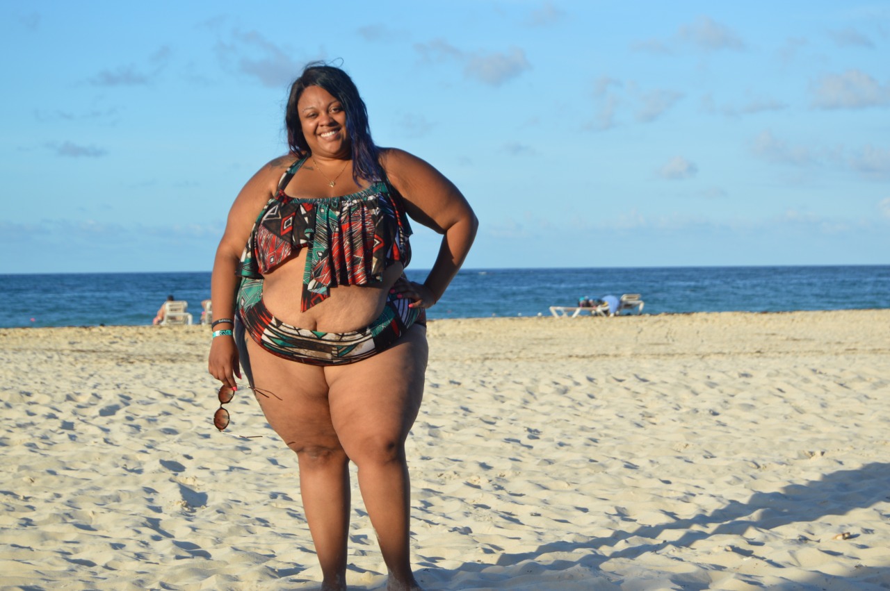 bigbeautifulblackgirls:  Swim from nakimuli taken 3 weeks ago in punta Cana I’m