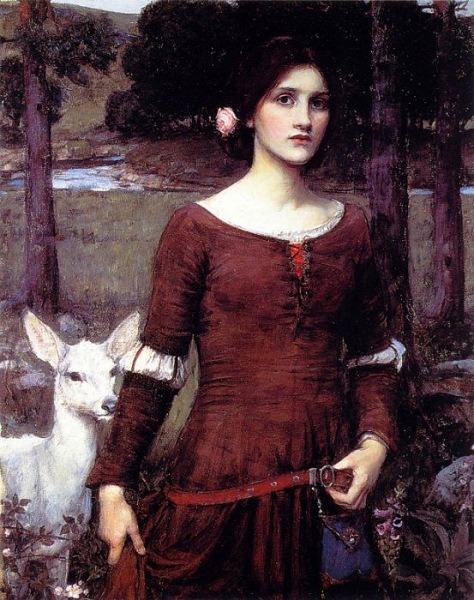 The Lady Clare (1900), by J.W. Waterhouse Waterhouse was a fan of Alfred Tennyson and used his poems