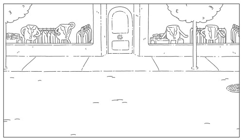 background layouts from Everything’s Jake BG designer - Joy Ang joy-ang:  Here are some of the backgrounds I did for Everything’s Jake. It was a really fun episode to work on, especially the last two scenes where I got to fill in the picture