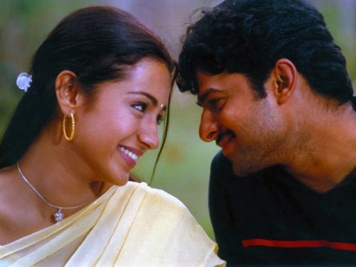 Trisha and Prabhas in Varsham (2004)