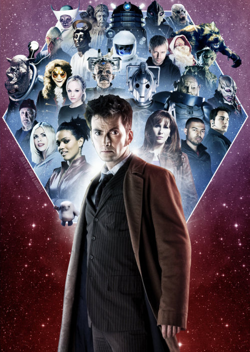 nathanielemmett:The Revival Series Doctors and their companions & enemies.