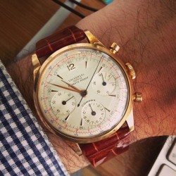 hodinkee:  Oversized pink gold climate-proof