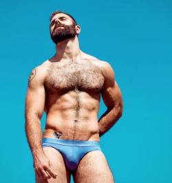 sweatyhairylickable:  http://sweatyhairylickable.tumblr.com for more hairy sweaty dudes! 
