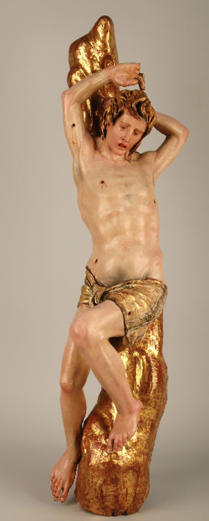 desimonewayland:Saint Sebastian from the Great retable of San Benito el Real, 1526-1532Monastery of San Benito el Real, Valladolid