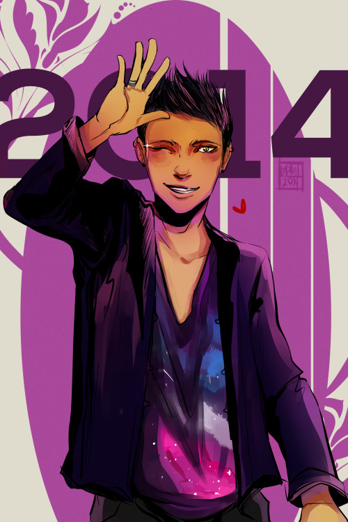 aegisdea:I’d like to end my year with Magnus Bane (because he’s my favorite book character) and 2014
