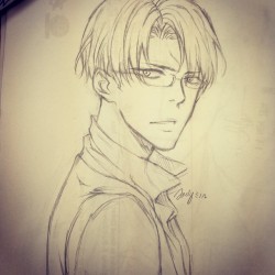 minoru-chan: Levi in spec #drawing #sketch