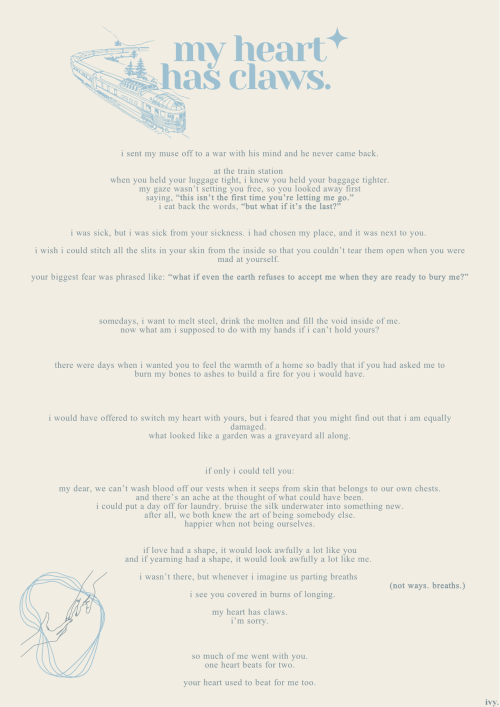 Fatima Aamer Bilal, Poster For My Heart Has Claws.