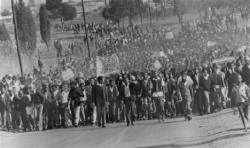 workingclasshistory: On this day, 16 June 1976, school students in Soweto, South Africa who were boycotting class in protest at the use of Afrikaans, took to the streets. After police opened fire on the crowd, rioting quickly spread across the country,