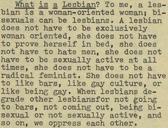 “Bi lesbian was made by Radf.ems in 2016 and lesbianism always excluded men, words have clear cut meanings!!″ sources!