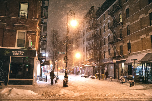 Porn photo  New York City - Snowstorm 