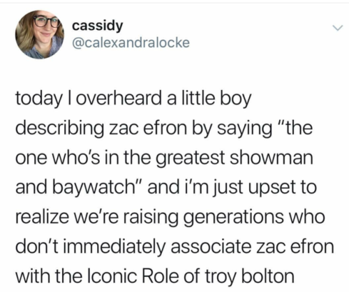 lerrieslovechild - Troy Bolton is T H AT man.