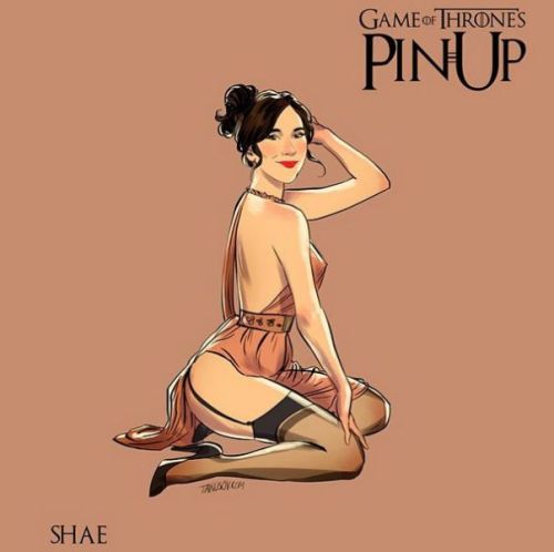 theinturnetexplorer:  Game of Thrones Pin-ups