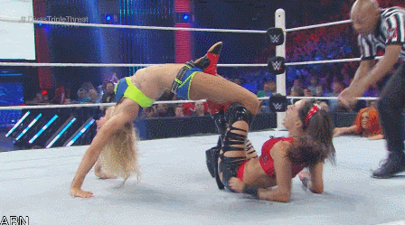awesomebutternuggets:  WWE Battleground - July 19 2015Brie Bella (w/ Alicia Fox &amp;