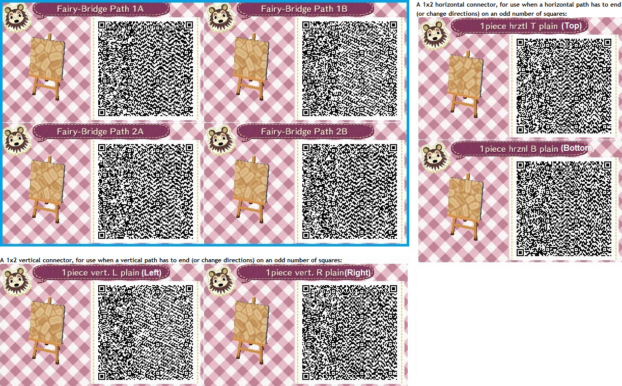 Animal crossing path qr codes new leaf