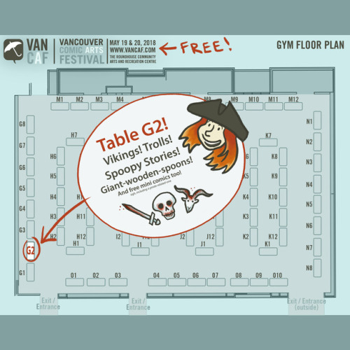 The Vancouver Comic Arts Festival is THIS WEEKEND!! May 19-20, 10am-5pm, at the Roundhouse. VanCaf! 