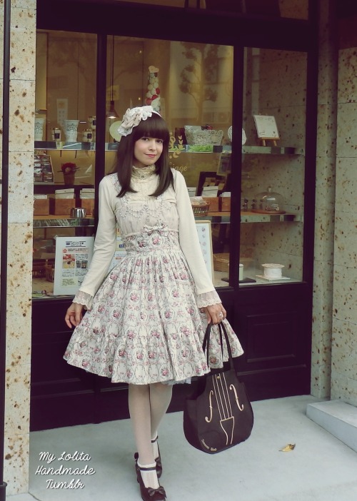 mylolitahandmade: JSK, headdress: handmadeblouse: Axes femmebag: IWshoes: bodylineYesterday I went t