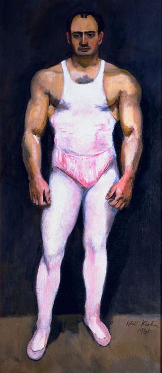 Walt Kuhn, Top Man 1931 Top Man depicts trapeze artist Vittorio Falconi. As the &ldquo;top man&rdquo