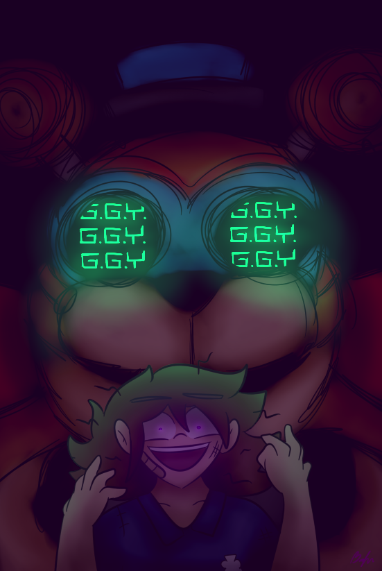 XN30NX: i forgor theses three (fnaf, old art)