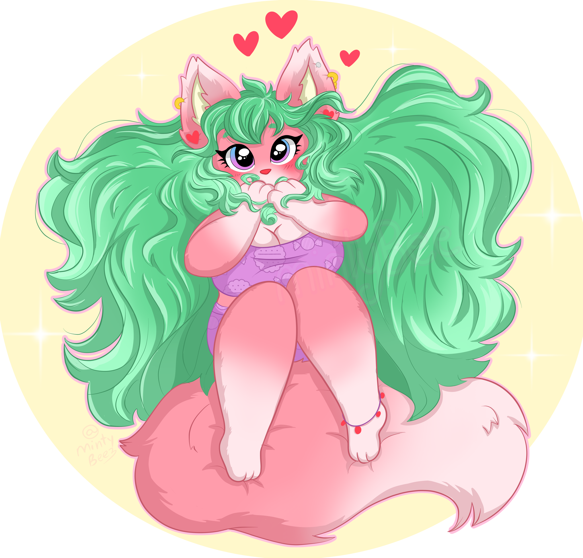 Porn Pics minty-furry:Hi!! Candy Loves You!! 💕🍬💕