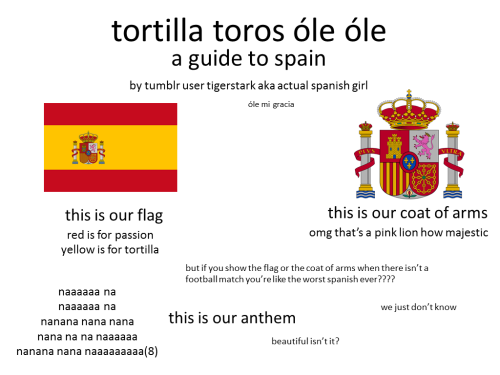 beautiful-soul-blog:tigerstark:idk what am i doing with my lifeYeah~ viva España xD