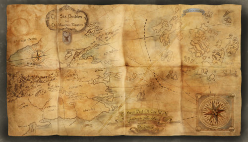 Map of the Six Duchies by Winterkeep 