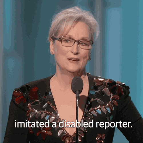 “Disrespect invites disrespect”: Meryl Streep criticises Donald Trump at Golden Globes (x)