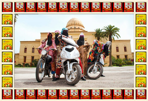 Check out the hijab wearing - bike revving Kesh Angels! Morocco’s all lady motorcycle biker ga