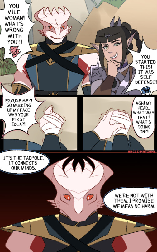 The Dark Urge Companion AU - Reacting To Astarion's Attack