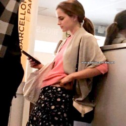 emmawatsonupdates:  Emma Watson departing from Florence, Italy [June 15, 2015]