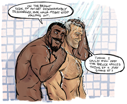 coecretsquid:  Sorry the comic didn’t update this week, I’ve been under the gun with a board I gotta get done, but after that I’m on vacation and hopefully I can wrap this story up hahahIn the meantime, have a tired Uprising Jack resigned to the