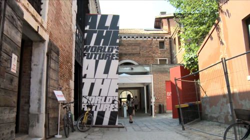 This week Democracy Now! is reporting live from the Venice Biennale, the oldest and most prestigious