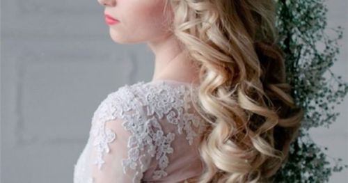 Hairstyle Ideas Hairstyles 2017 by taciban.com: Flower Crown Hairstyle Blond Long Curly Wavy Wedding Hairstyle With Flower Crown Deer