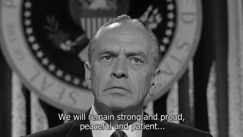 rachelmygod:Fredric for President!Seven Days in May (John  Frankenheimer, 1964)