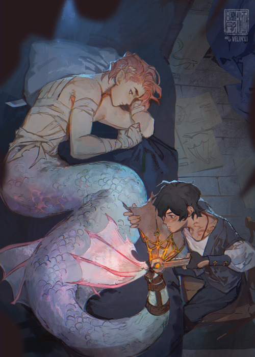 The Pirate Queen&rsquo;s son finds a merman (AU of Iris and Lillium from CTC)