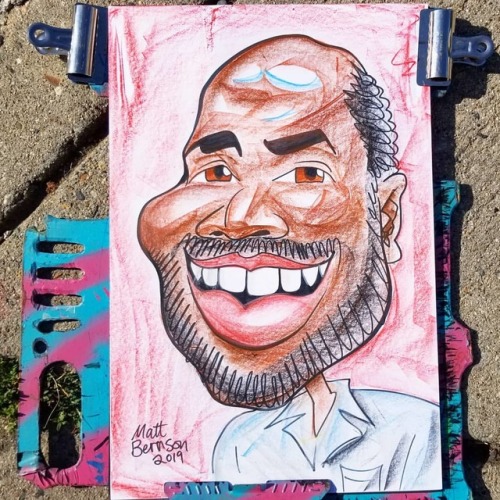 Caricature  ===================== I do all sorts of events, any kind of party can use a caricature artist!    ===================== www.patreon.com/mattbernson . . . . . . .  #caricaturist #caricatureartist #prismacolor #pentel #ink #worksonpaper #artist