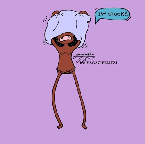 yagazieemezi: My cartoons are all based on real life experiences and random thoughts that occur in my head. I’m glad to be a grown ass woman who still sees my life this way lol - Yagazie Website / Facebook / Twitter / Instagram 